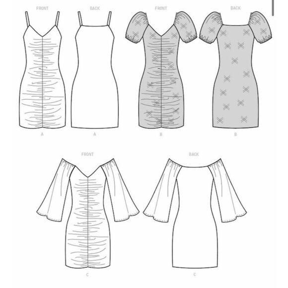 McCall's M8109 Misses 6 to 14 Cocktail Dress Uncut Sewing Pattern New - Picture 7 of 8